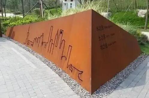 博白耐候钢挡土墙
